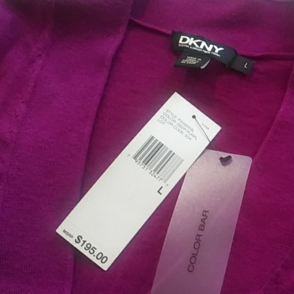 Dkny Sweaters - DKNY Cashmere Elegant (L) Tunic Sides Split NWT $195